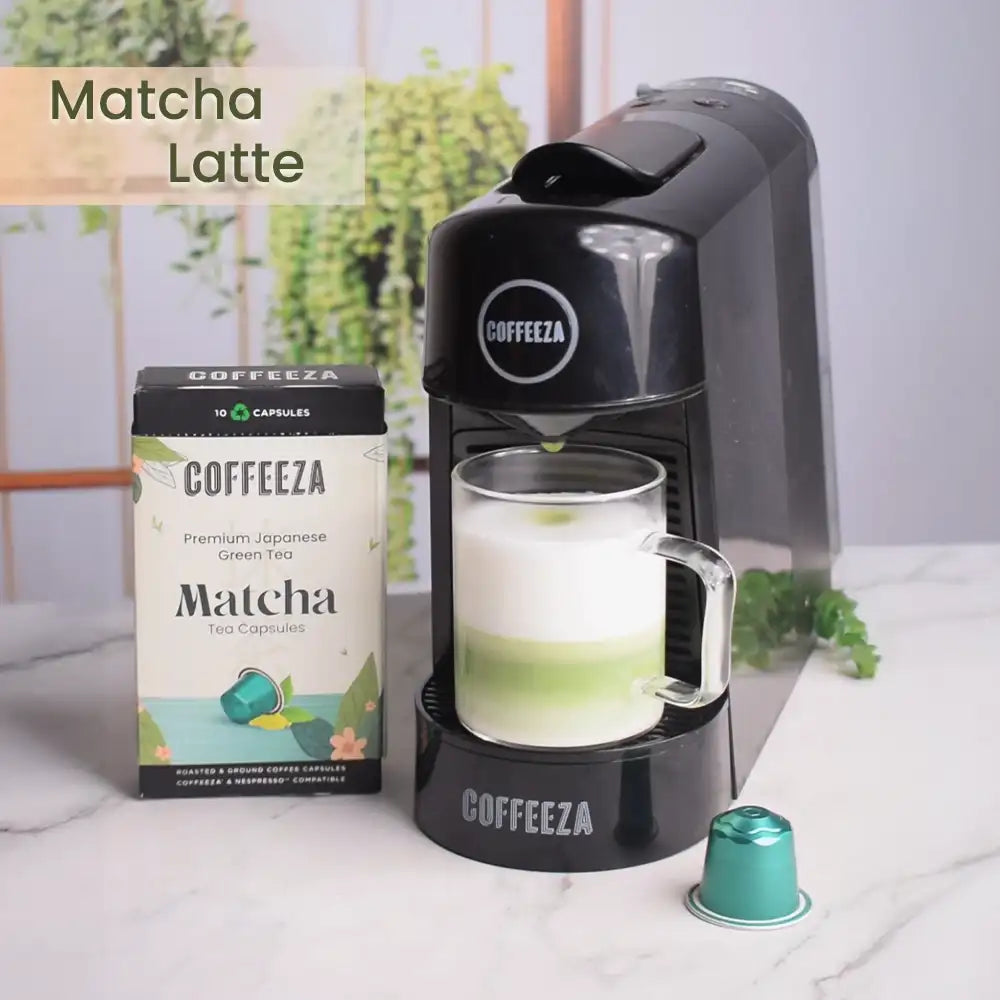 Matcha Green Tea Capsules, 100% Pure Japanese Matcha, Aluminium Capsules