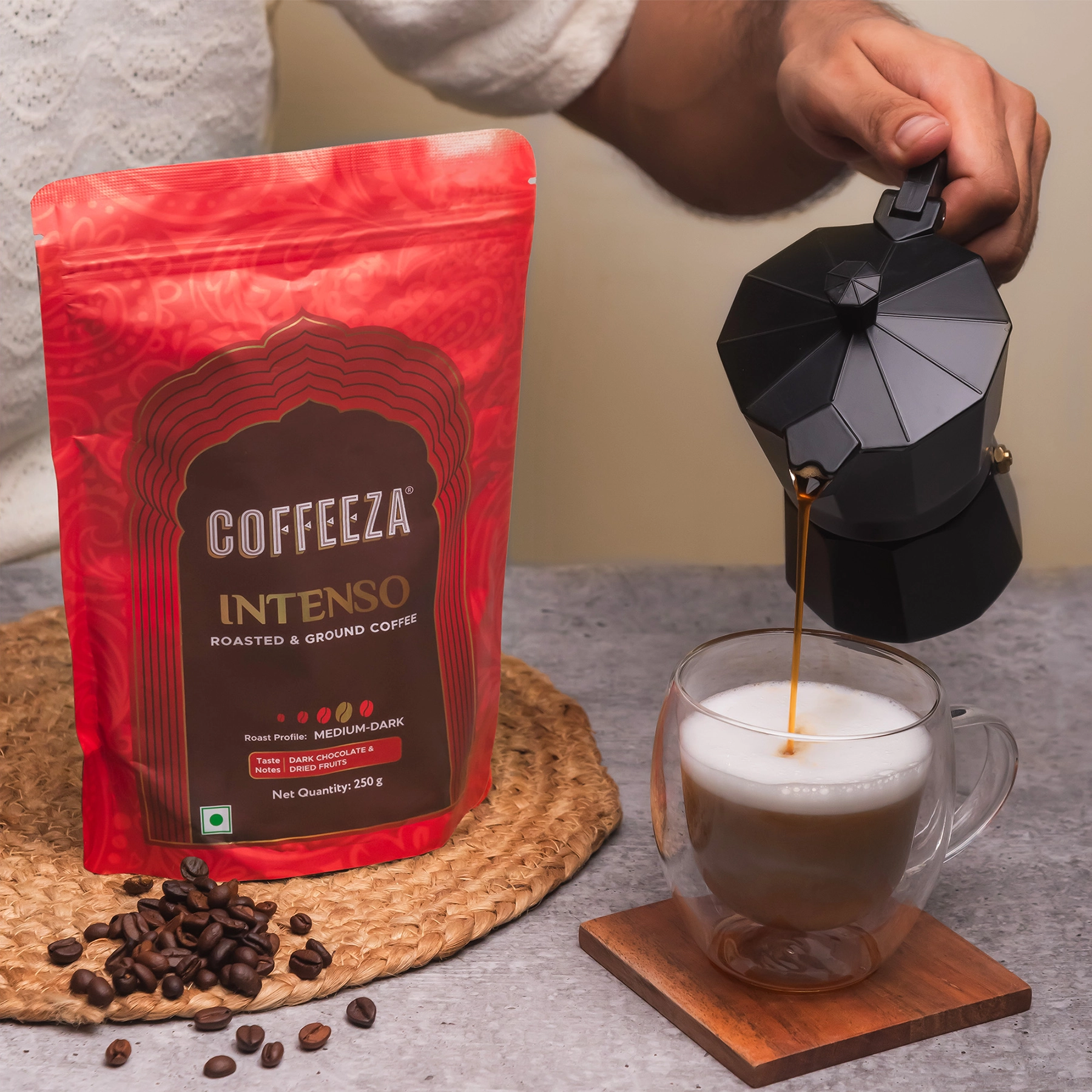 Intenso Specialty Ground Coffee/Beans
