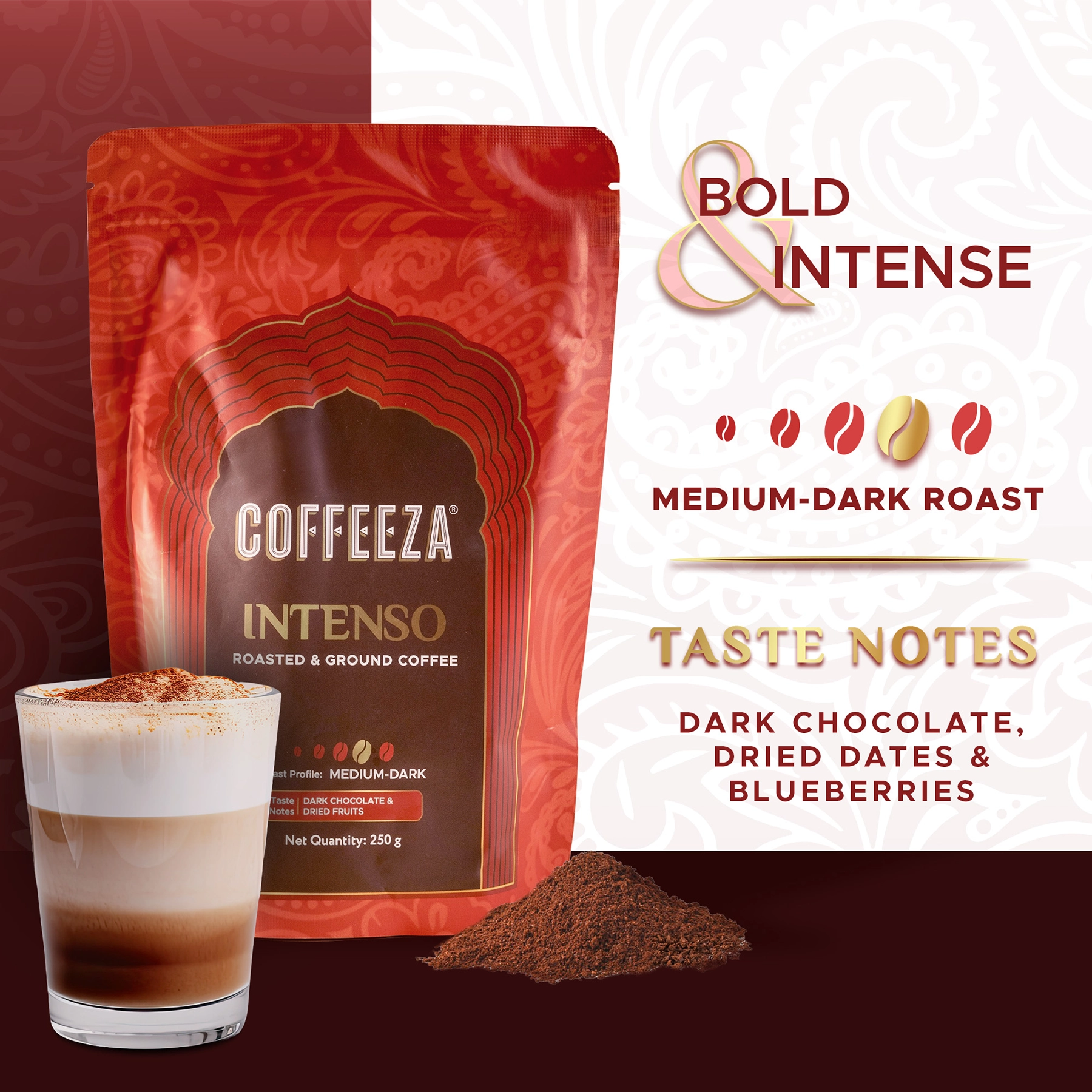Intenso Specialty Ground Coffee/Beans