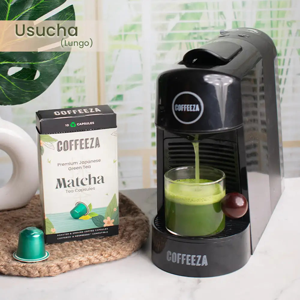 Matcha Green Tea Capsules, 100% Pure Japanese Matcha, Aluminium Capsules