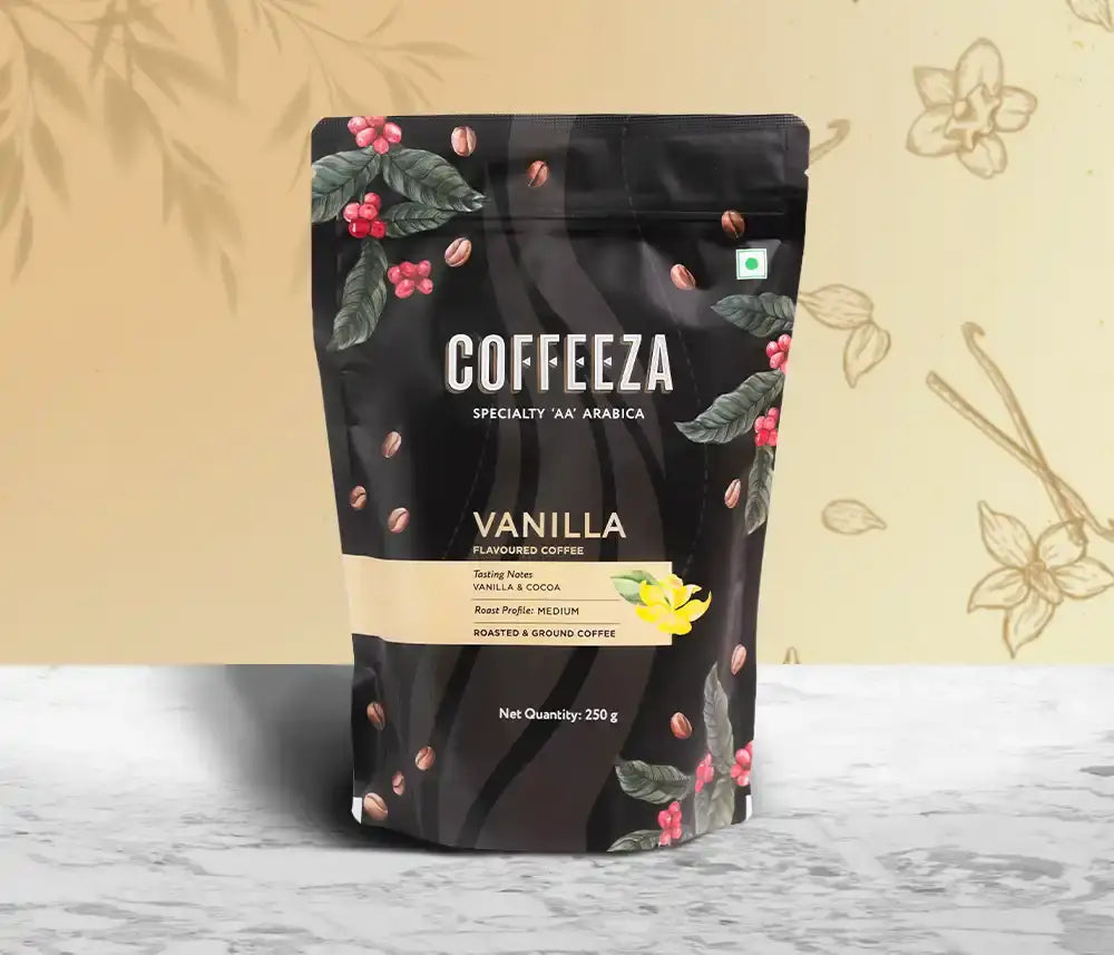 Vanilla Ground Coffee by Coffeeza