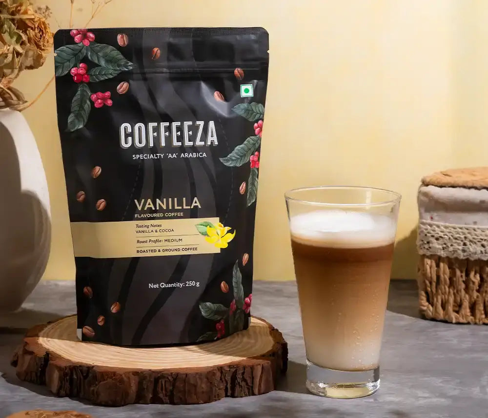 Vanilla Ground Coffee by Coffeeza