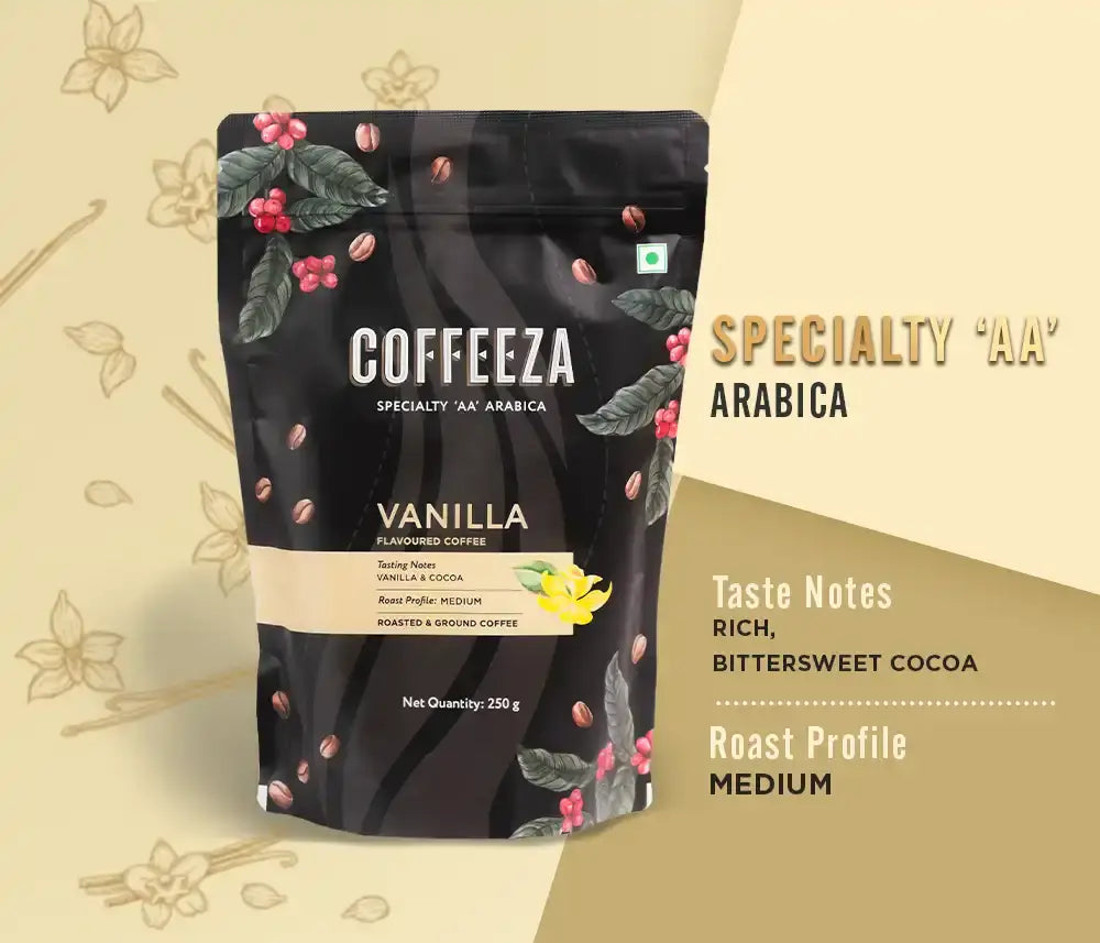 Vanilla Ground Coffee by Coffeeza