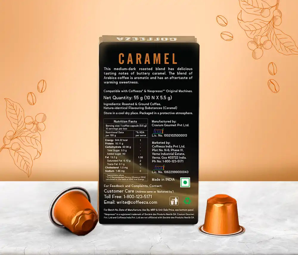 Caramel Coffee Capsules