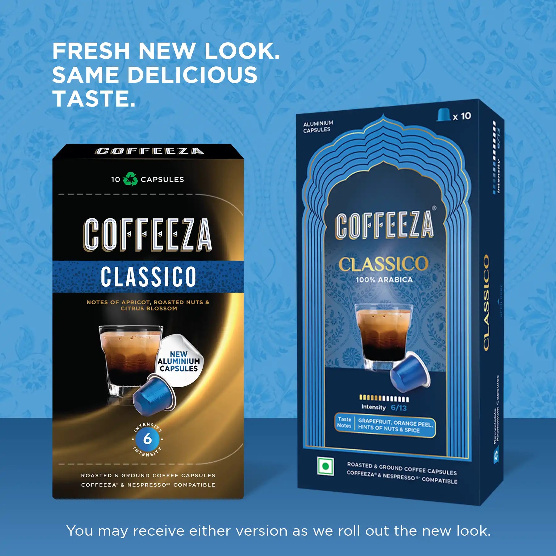 Classico 100% Arabica Aluminium Coffee Capsules