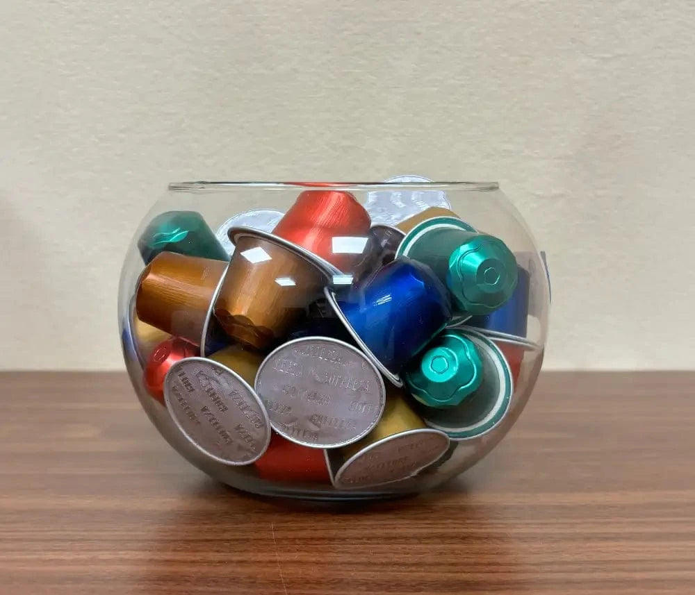 Coffeeza Coffee Capsules Holder Glass Bow nespresso compatible CH-GLB-VER1-05
