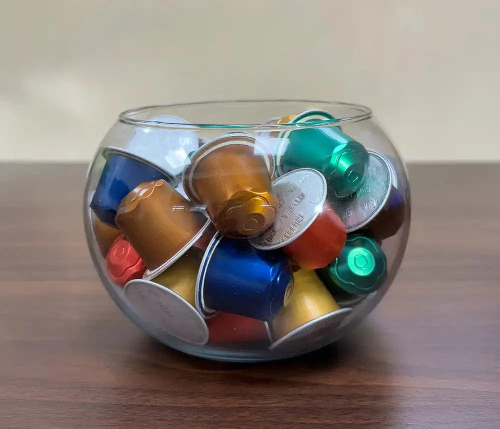 Coffeeza Coffee Capsules Holder Glass Bow nespresso compatible CH-GLB-VER1-05