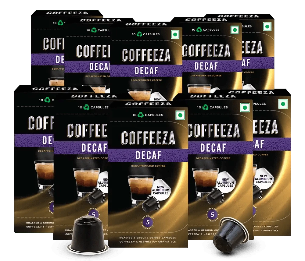 Coffeeza Coffeeza Decaf Aluminium Coffee Capsules nespresso compatible CCS-ALU-DEC1-VER1-04