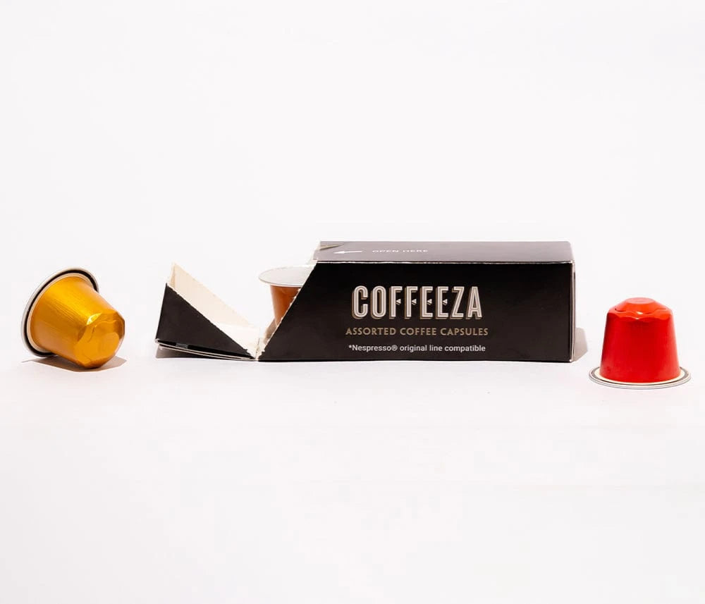 Coffeeza Complimentary 4-Flavor Capsule Gift Box nespresso compatible CCS-ALU-FRE1-VER1-01