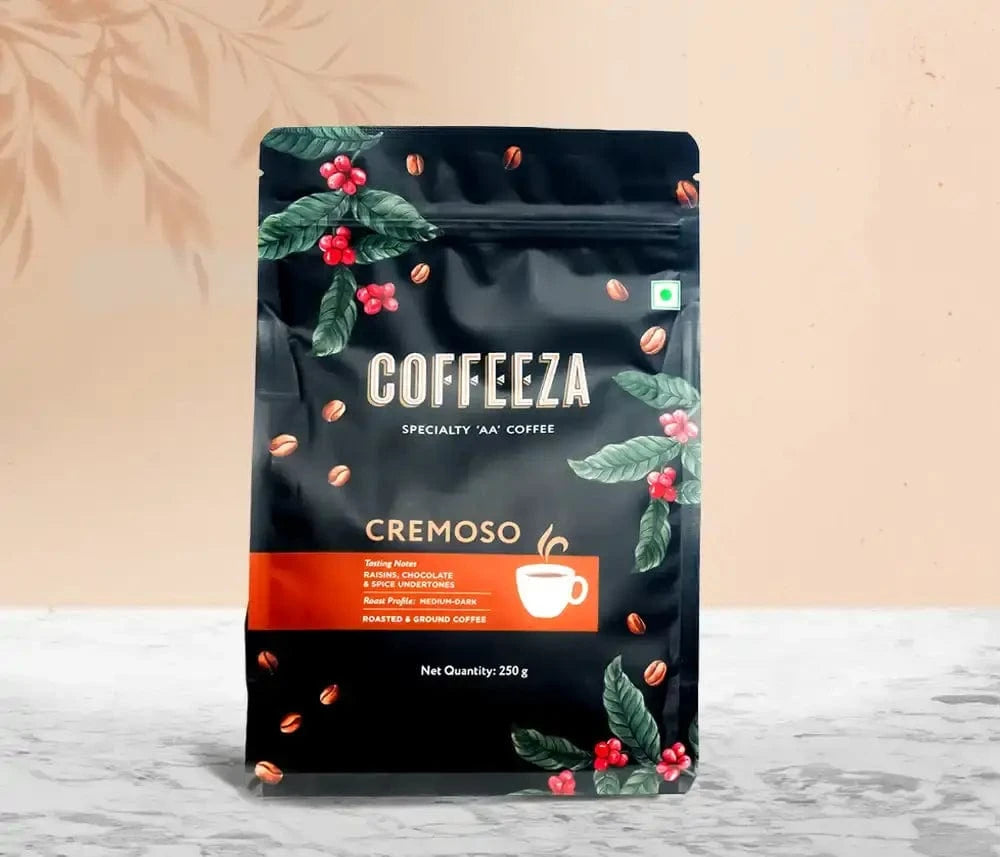 Coffeeza Cremoso Specialty "AA" Ground Coffee nespresso compatible