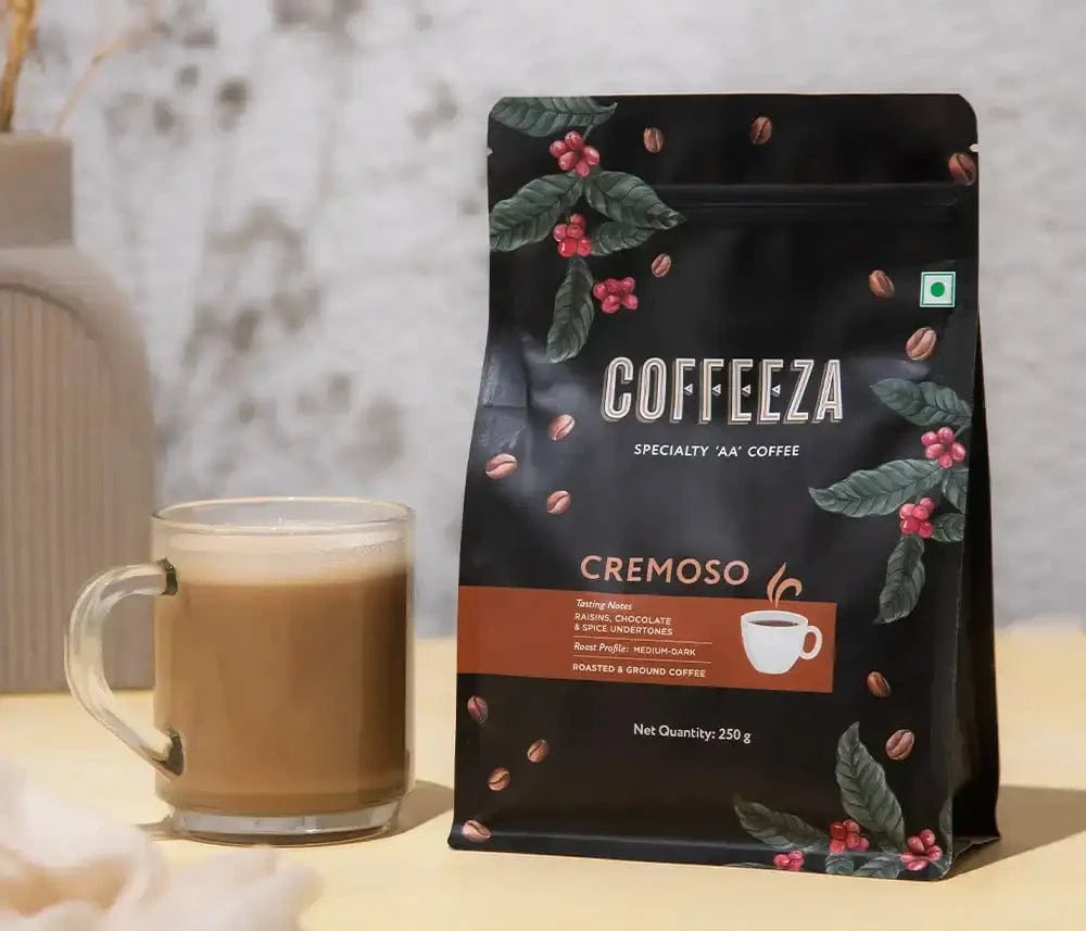 Coffeeza Cremoso Specialty "AA" Ground Coffee nespresso compatible