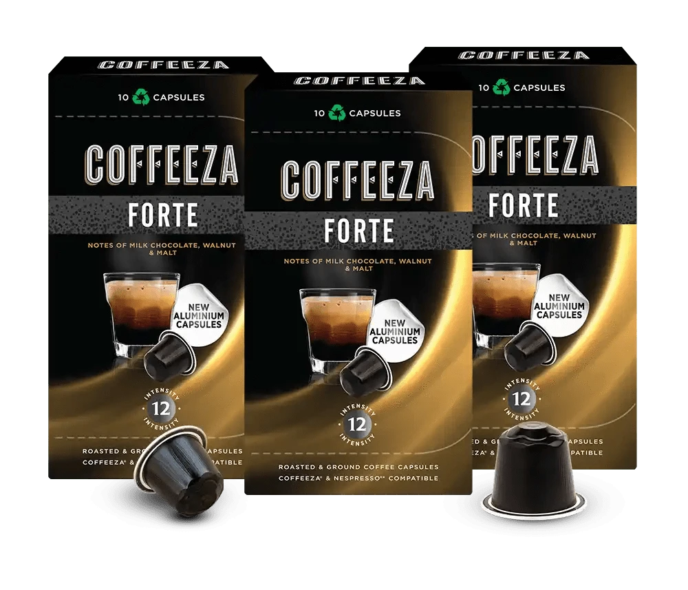 Coffeeza Forte Aluminium Coffee Capsules nespresso compatible CCS-ALU-FOR1-VER1-02