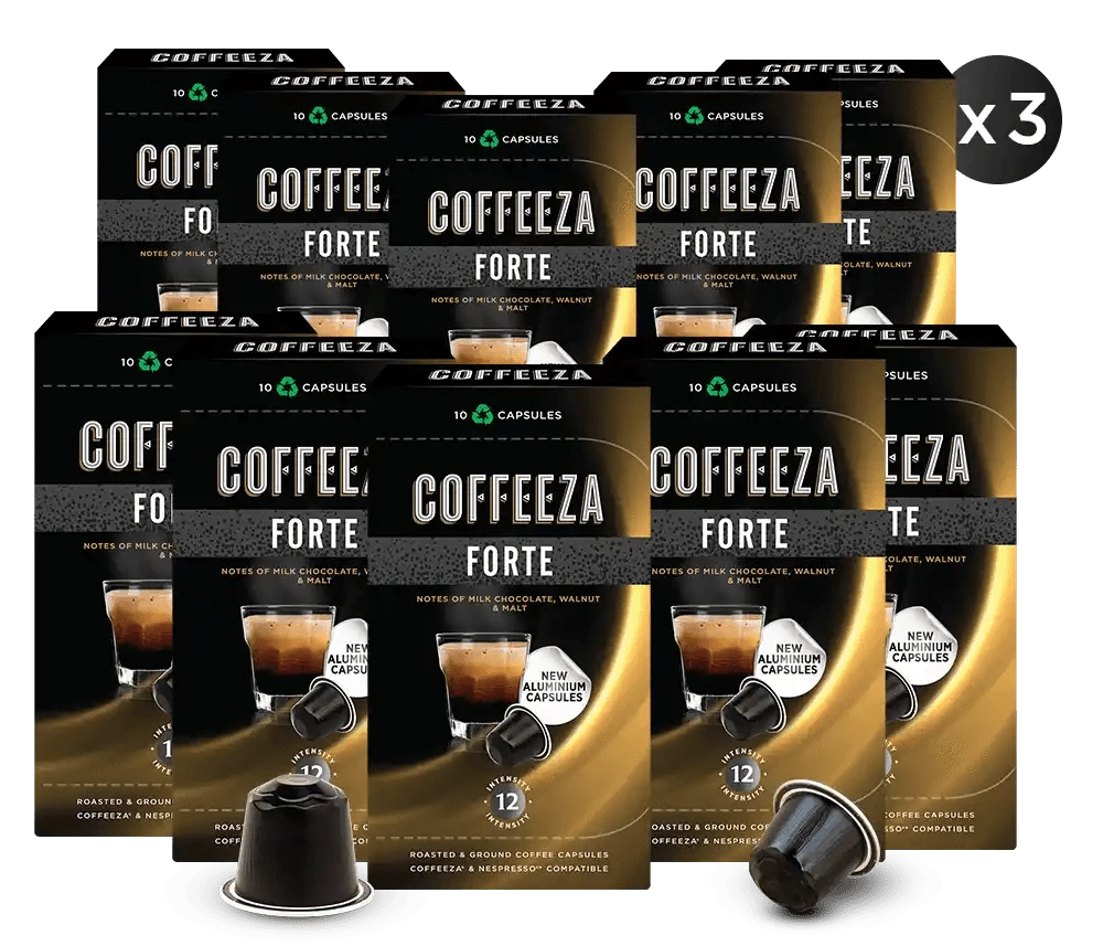 Coffeeza Forte Aluminium Coffee Capsules nespresso compatible CCS-ALU-FOR1-VER1-06