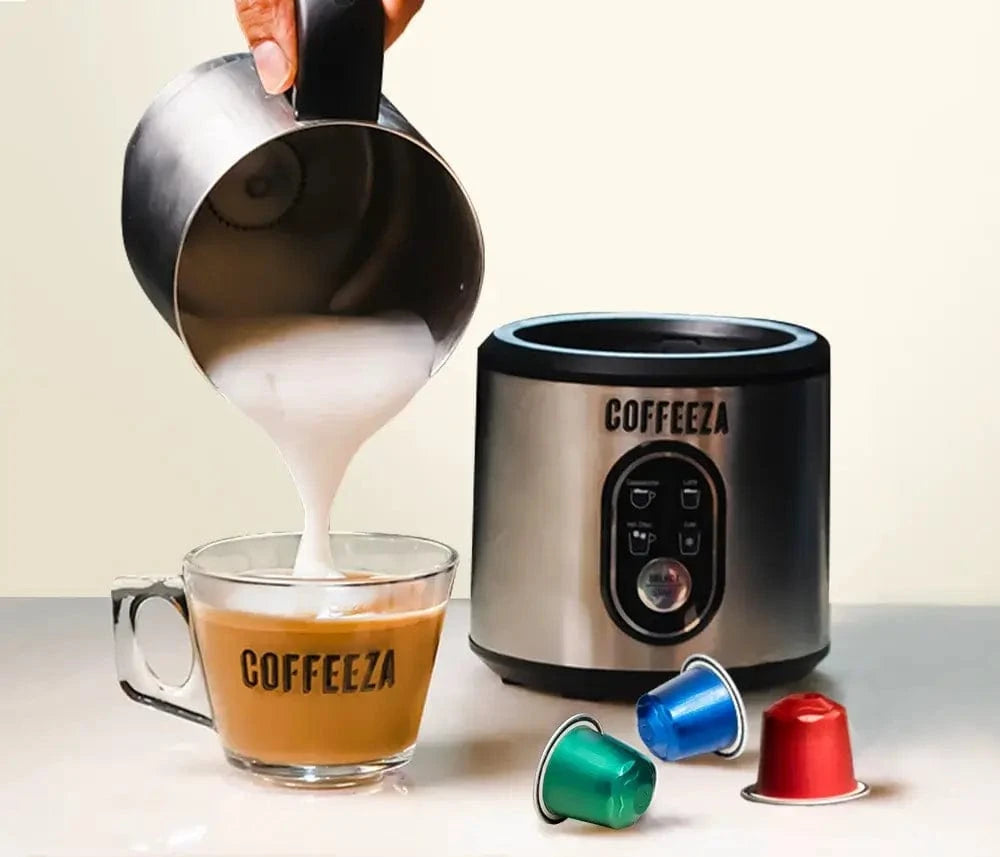 Coffeeza Frothimo Milk Frother & Heater nespresso compatible MFS-FRO1-SI-VER1-01