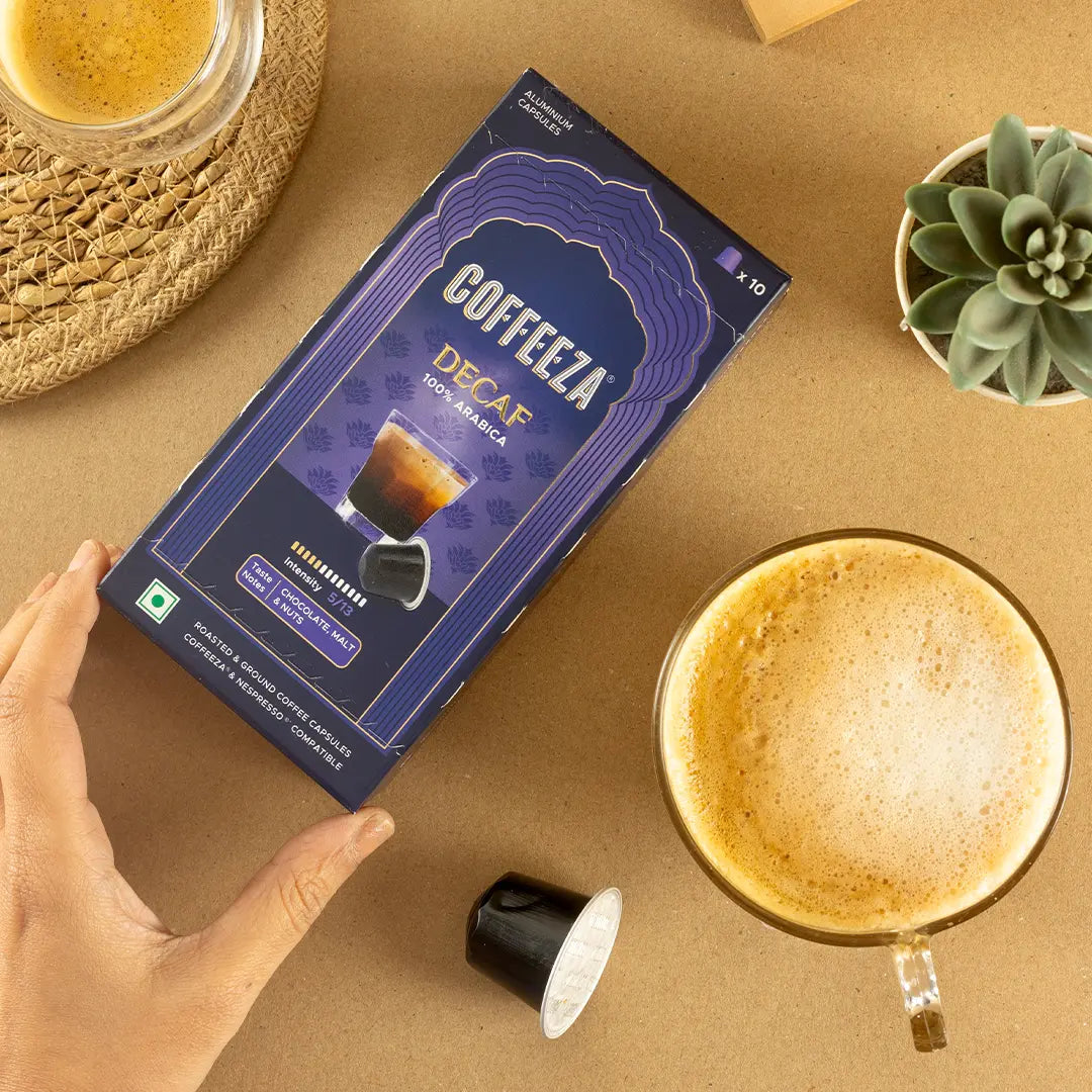 Coffeeza Decaf Aluminium Coffee Capsules