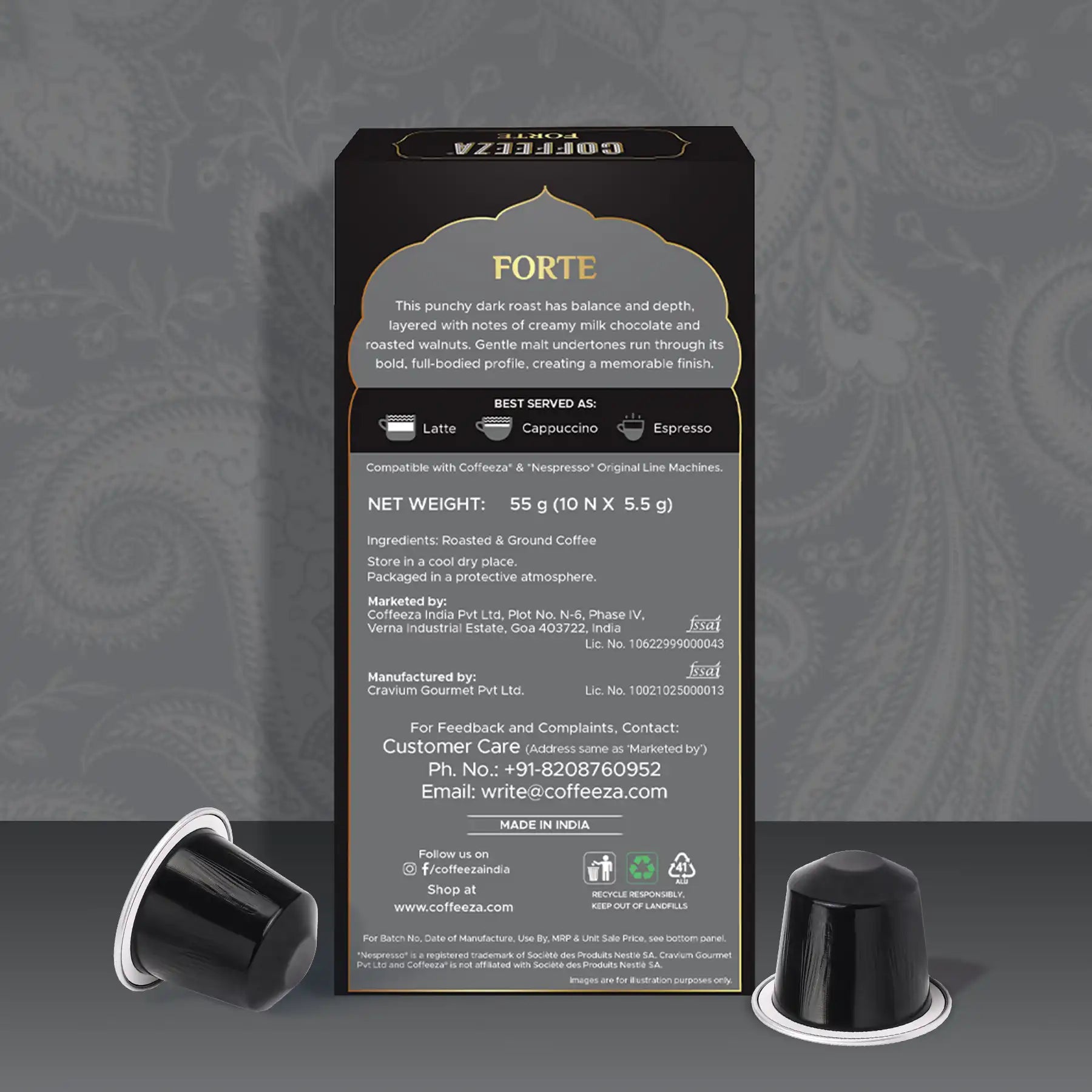 Forte Aluminium Coffee Capsules