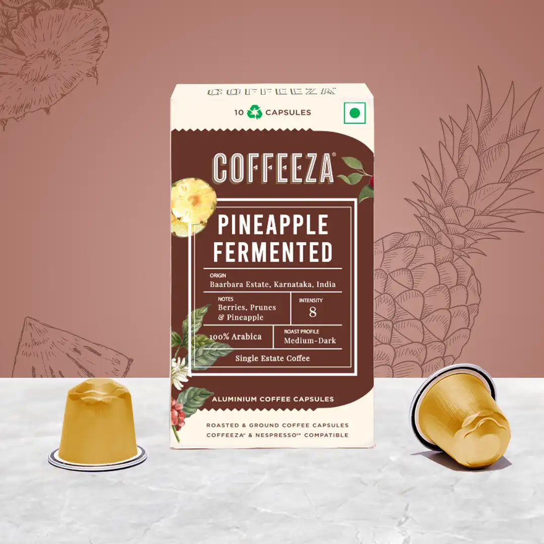 Pineapple Fermented Coffee – Single-Estate, 100% Arabica Coffee Capsules