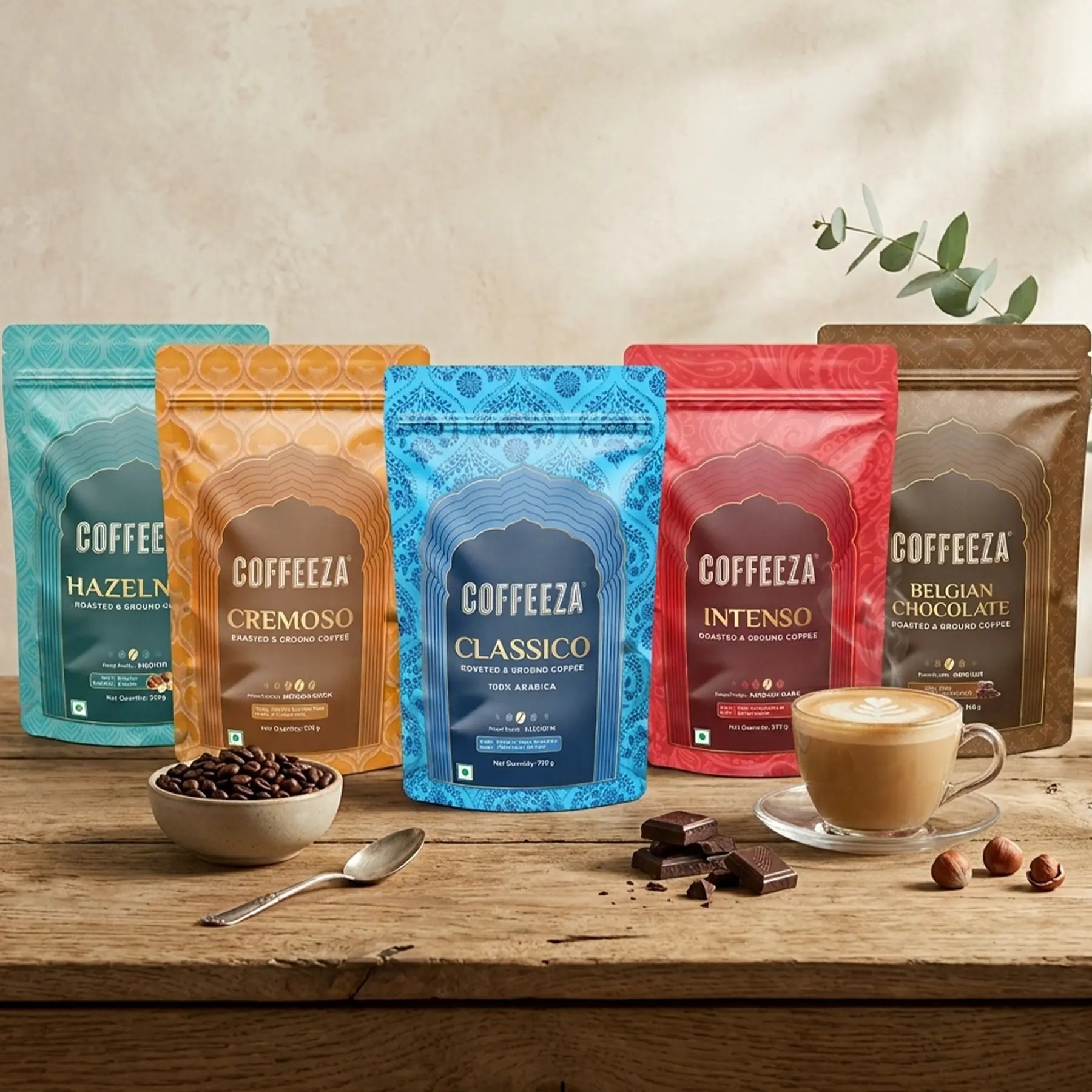 Aromatic Indulgence - Specialty Ground Coffee - Pack of 5 (250gm X5)