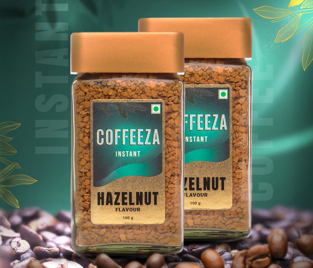 Hazelnut instant coffee