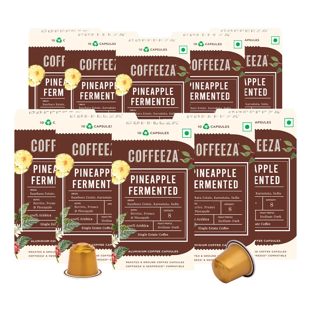 Pineapple Fermented Coffee – Single-Estate, 100% Arabica Coffee Capsules
