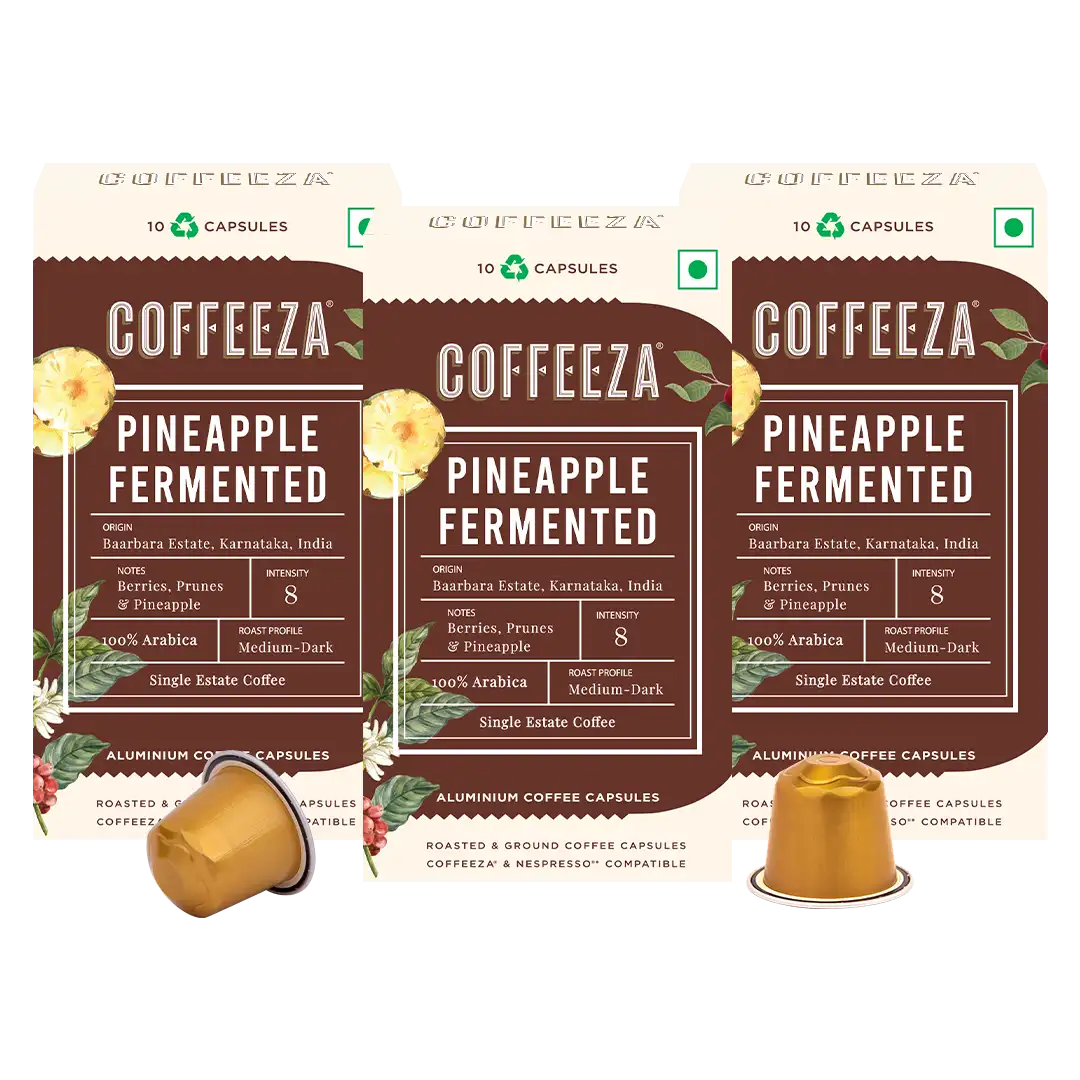 Pineapple Fermented Coffee – Single-Estate, 100% Arabica Coffee Capsules