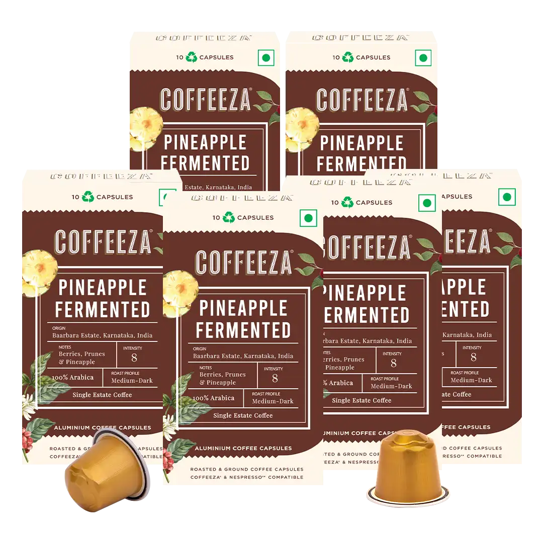 Pineapple Fermented Coffee – Single-Estate, 100% Arabica Coffee Capsules