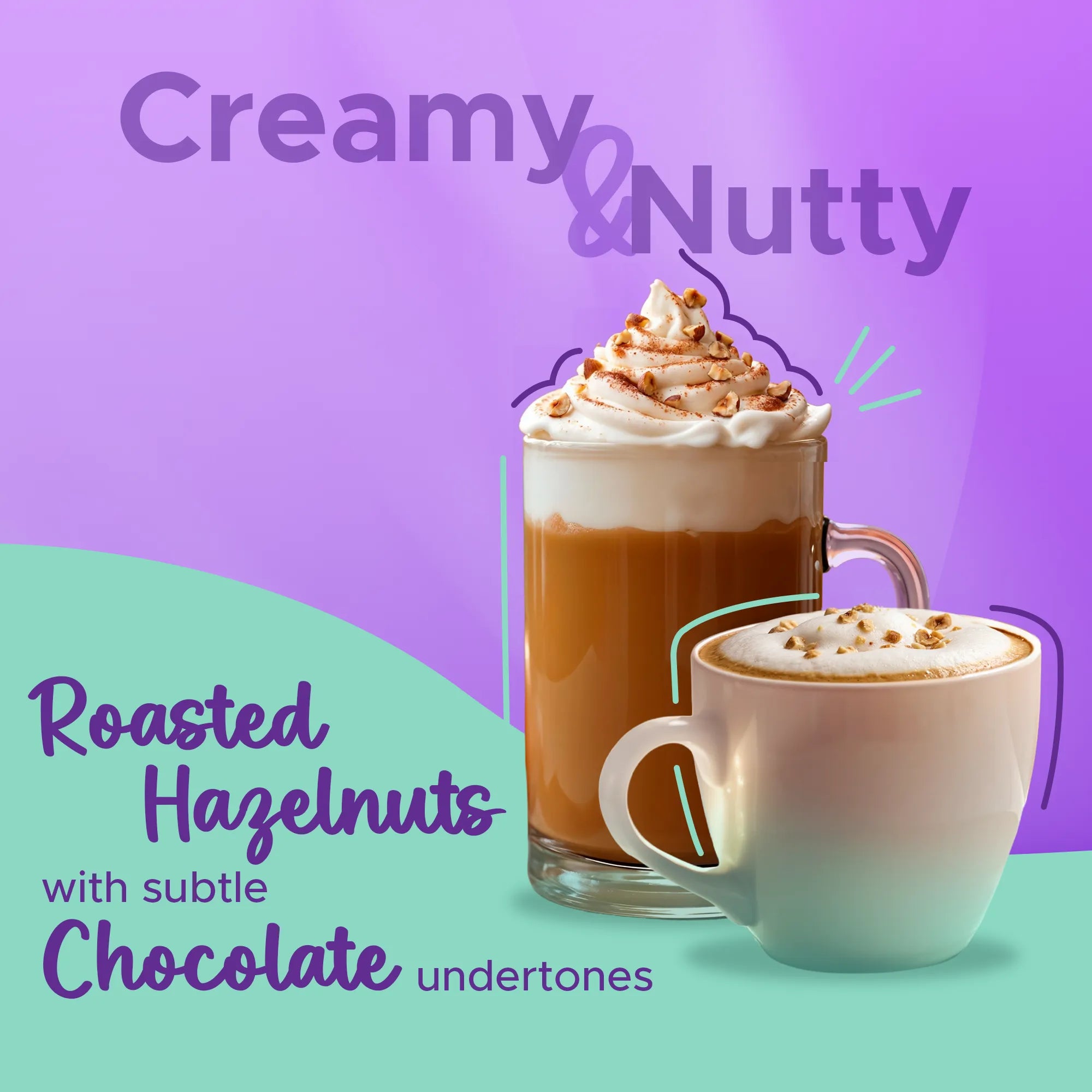 Hazelnut Freeze-Dried Premium Instant Coffee I Creamy & Nutty I 50gms