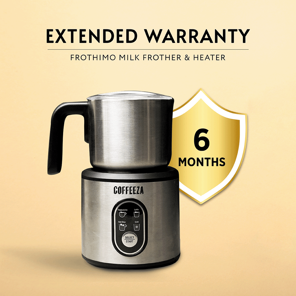 Frothimo Milk Frother - 6 Months Extended Warranty - Coffeeza